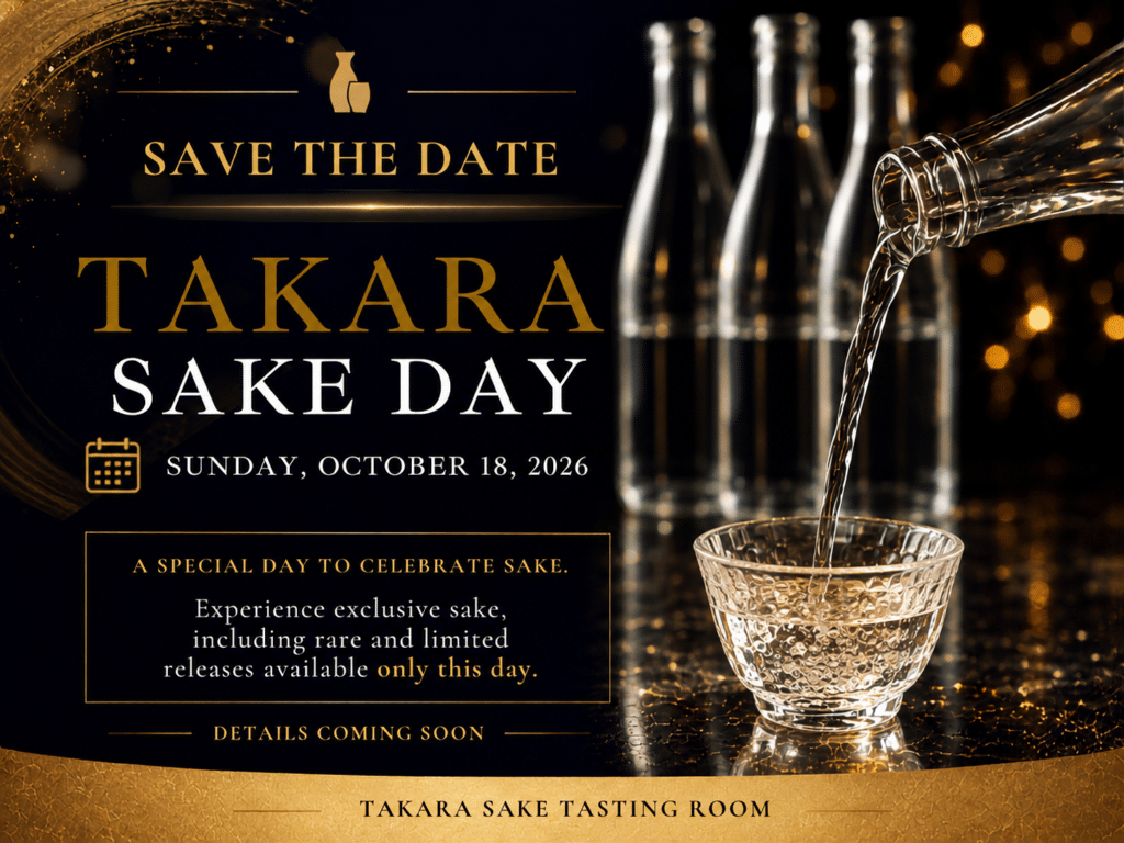 🍶✨ Save the Date — Takara Sake Day Is Coming! ✨🍶
