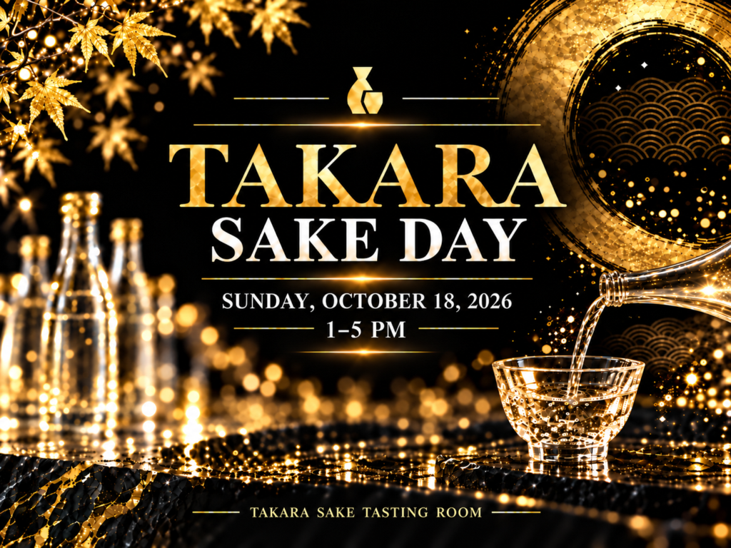 🍶 Takara Sake Day — Sunday, October 18